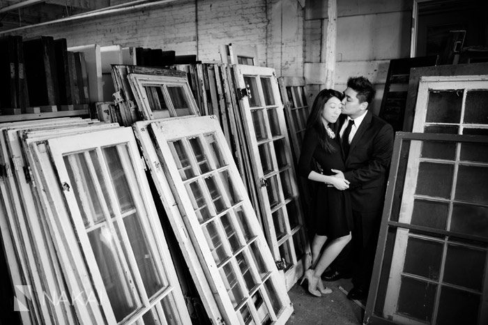 chicago engagement photograper salvage one 