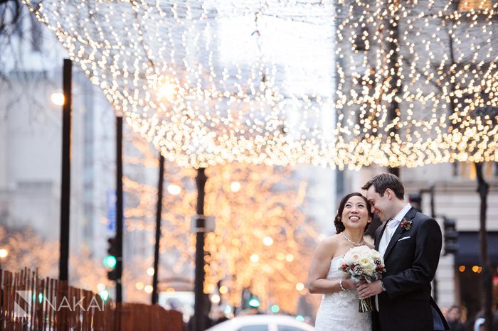 chicago winter wedding photos