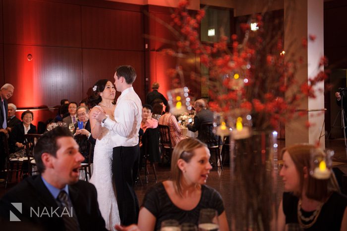 newberry library wedding reception photo first dance