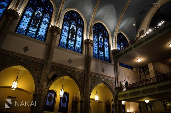 beautiful church chicago wedding photography