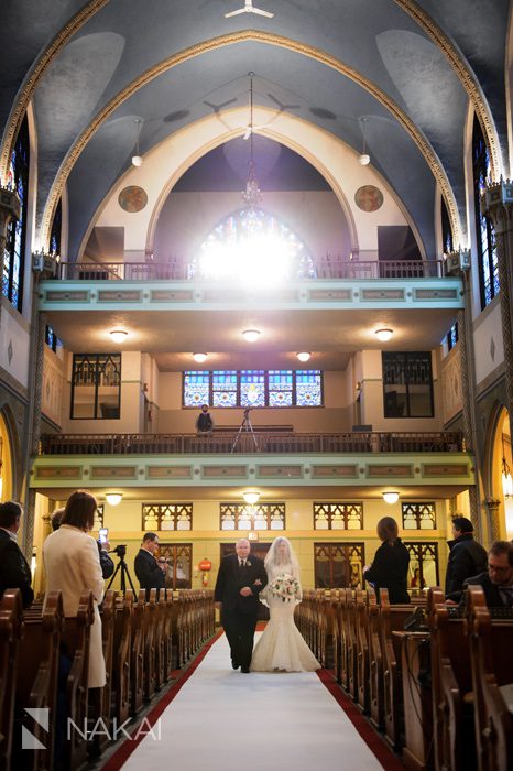 chicago church wedding photos