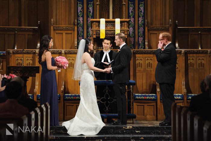 fourth presbyterian chicago wedding ceremony photography