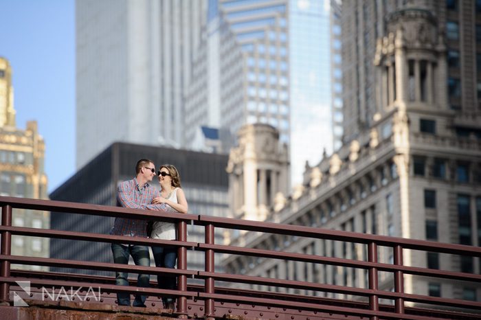 chicago bridge engagement photographer