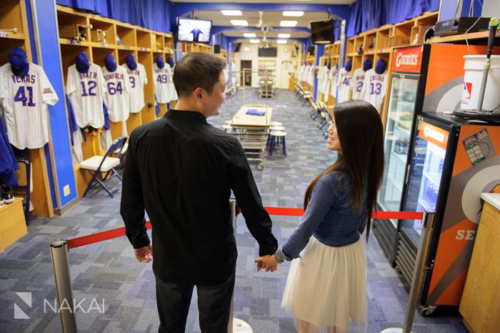 chicago wrigley field engagement photo