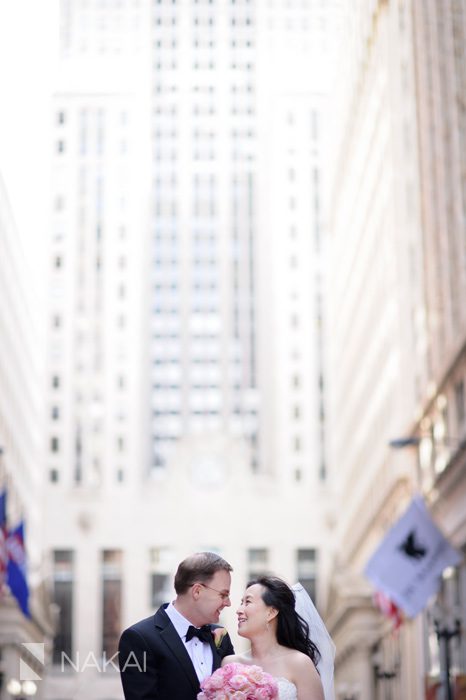 downtown chicago wedding photos