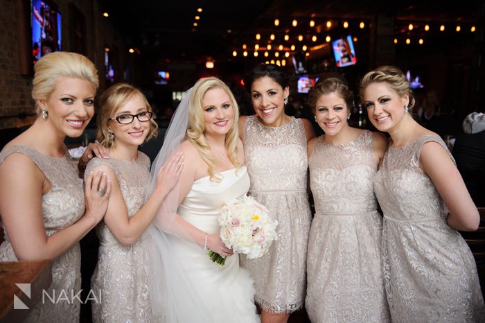 chicago bar stout wedding photo