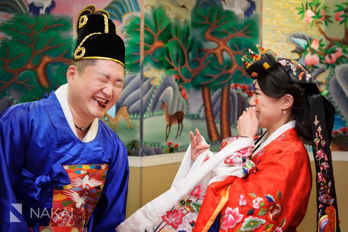 korean paebaek wedding traditional ceremony photo
