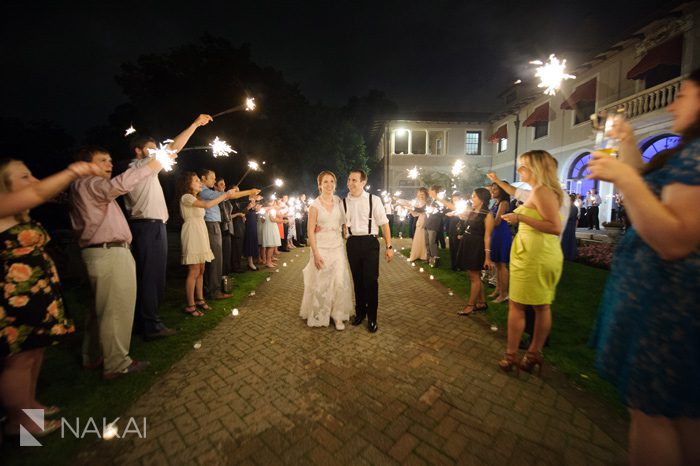 sparklers wedding picture