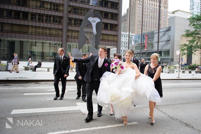 daley center wedding picture