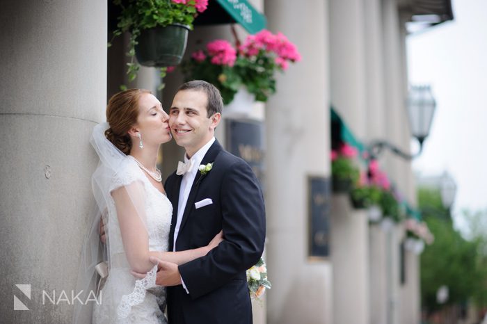 downtown Lake Forest wedding photography