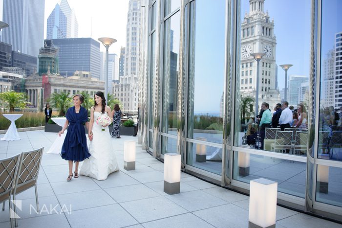 trump hotel chicago wedding ceremony photo