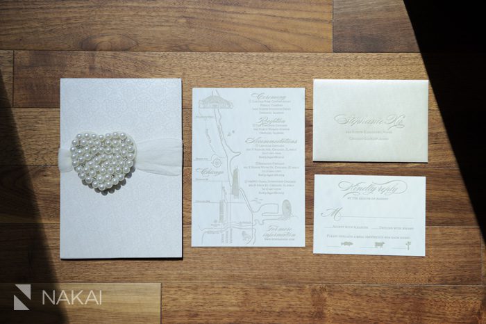 letterpress luxury wedding invitation