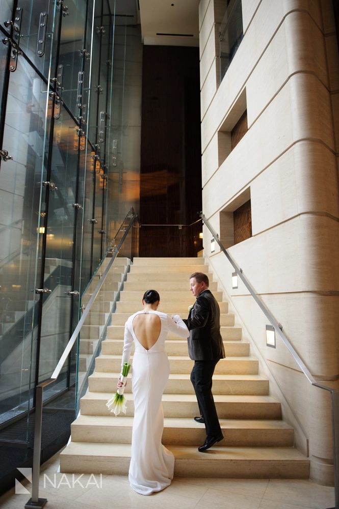 chicago luxury wedding photographer 5 star hotel trump