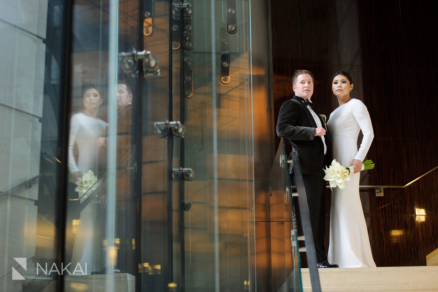 chicago trump wedding photographer  5 star hotel 