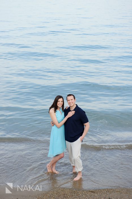 beach engagement pictures chicago