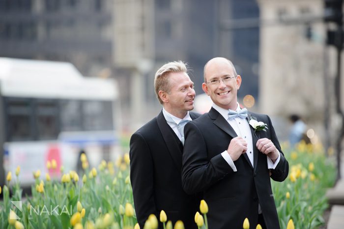 chicago gay wedding picture 