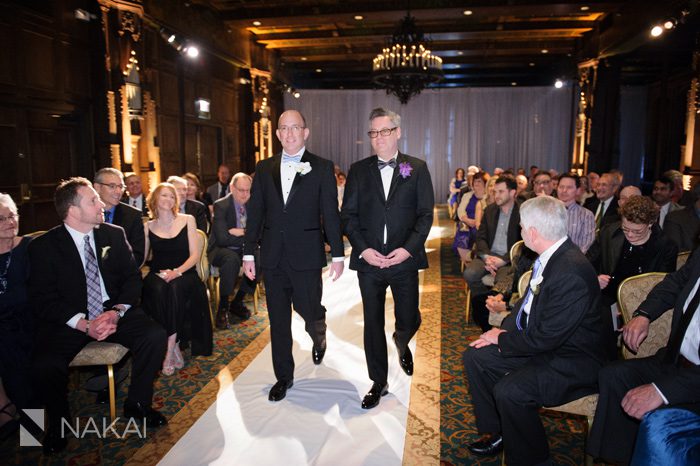 chicago intercontinental wedding ceremony photo