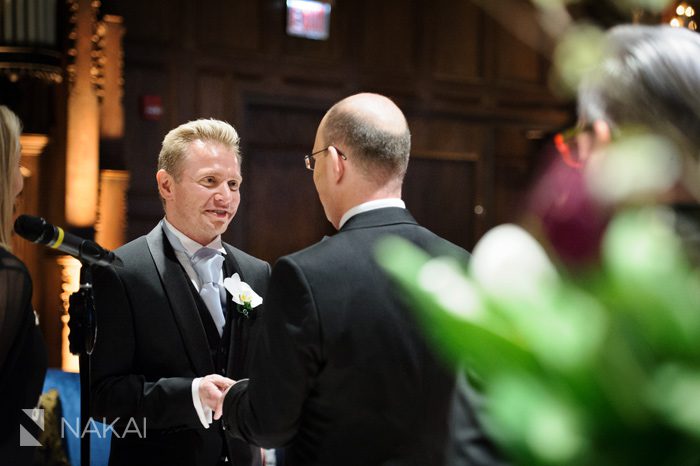 chicago intercontinental gay wedding ceremony photo 