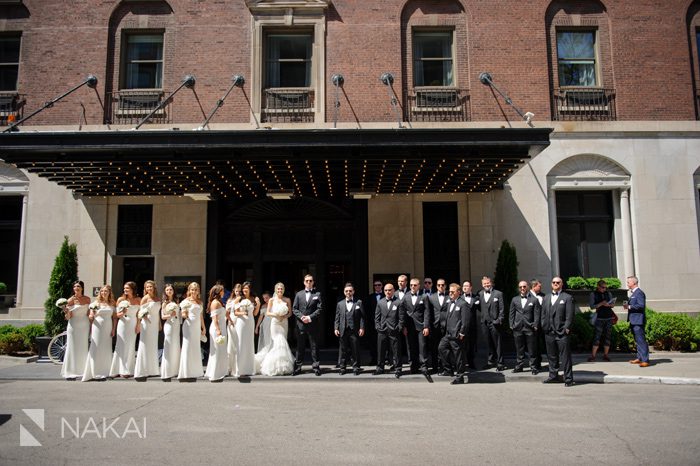 public hotel chicago wedding photos