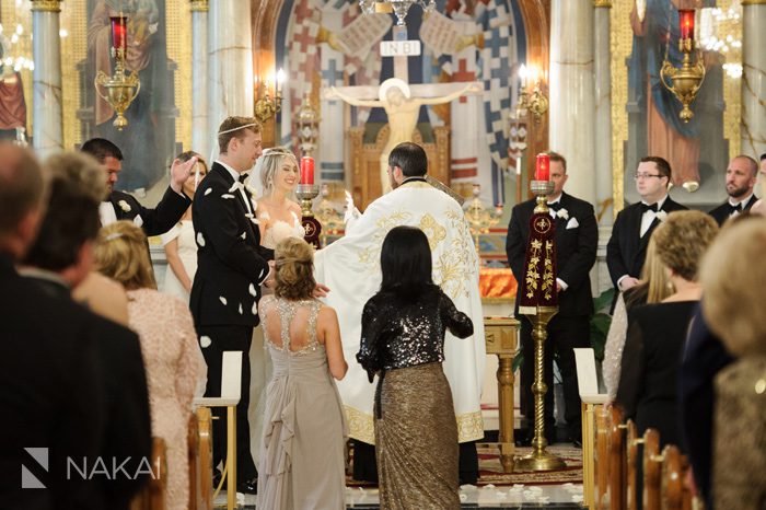 chicago greek orthodox wedding photos