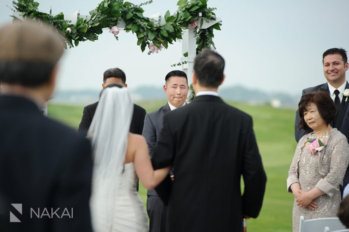 il golf course wedding photo