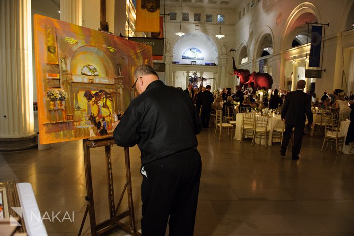 field museum wedding photography reception