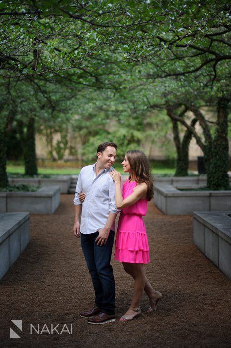 chicago art institute engagement pictures