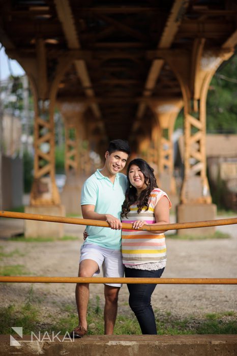 chicago engagement pic