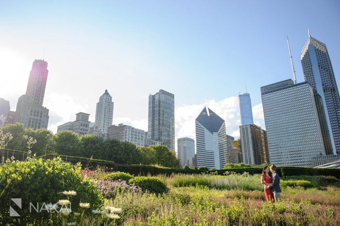 chicago eSession pictures millennium park