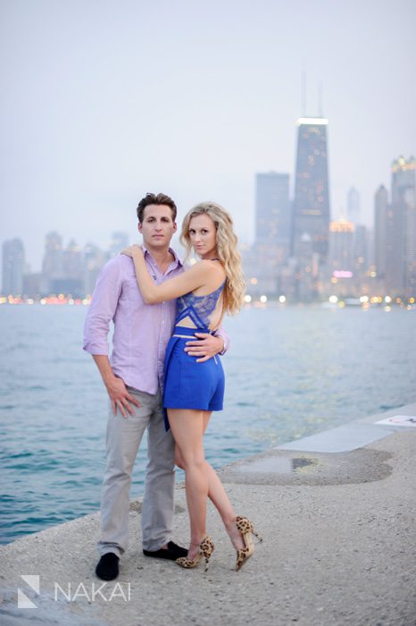 north avenue beach engagement session photo