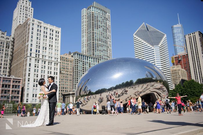 the-bean-cloud-gate-millennium-park-wedding-photos-nakai-photography-005