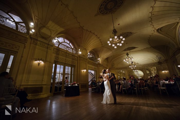 chicago symphony center orchestra hall wedding photos grainger ballroom