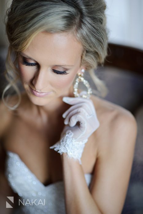 chicago luxury wedding photographer bride getting ready drake hotel