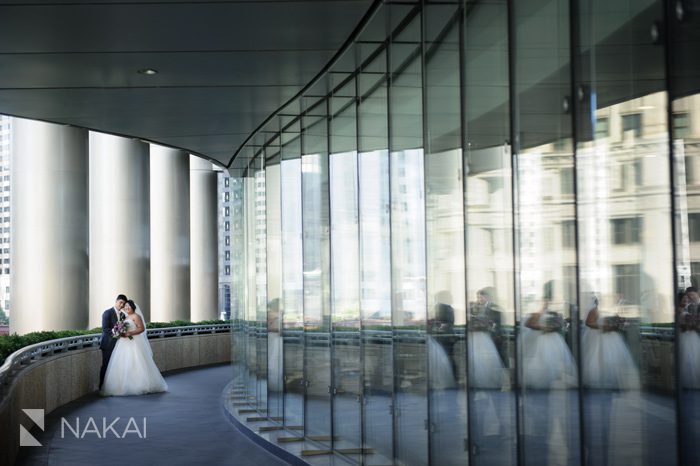 creative chicago wedding photos