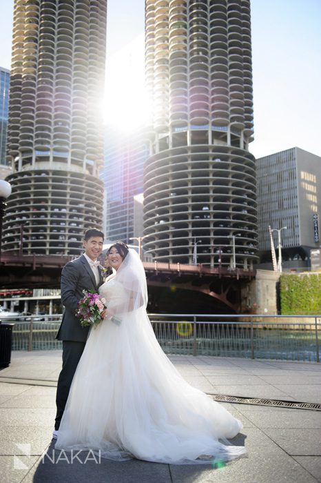 creative chicago wedding photos