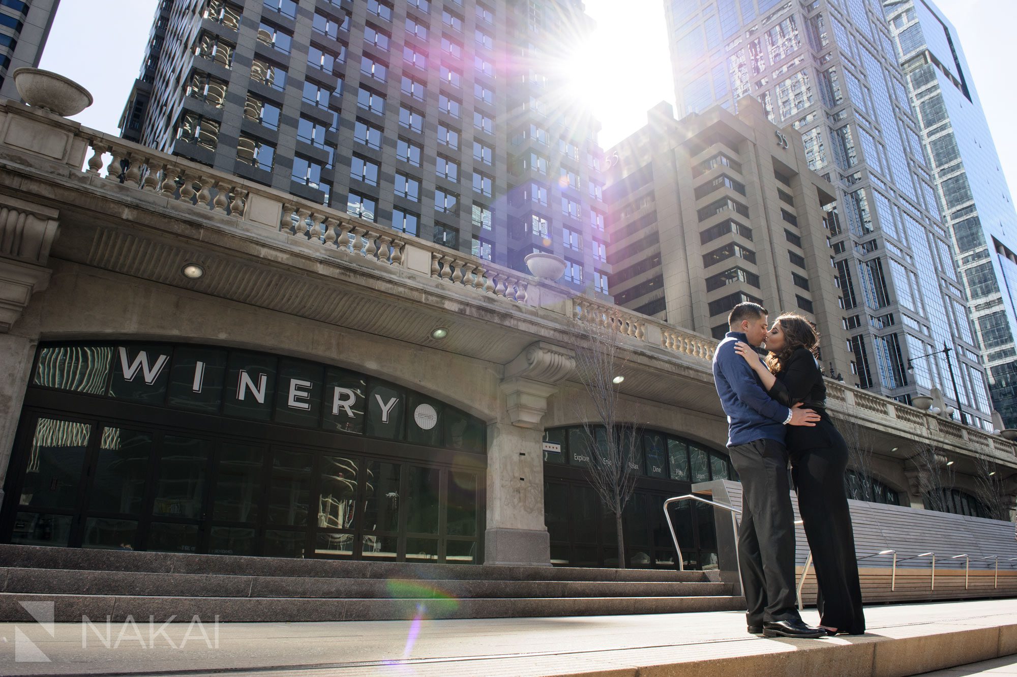 chicago esession photo riverwalk