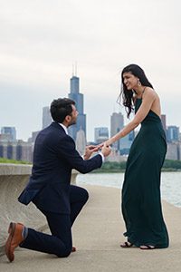 Chicago Skyline Proposal photos by Adler Planetarium