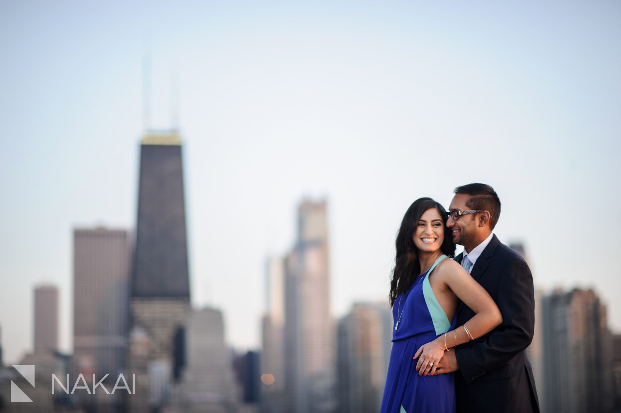 north avenue beach engagement photographer