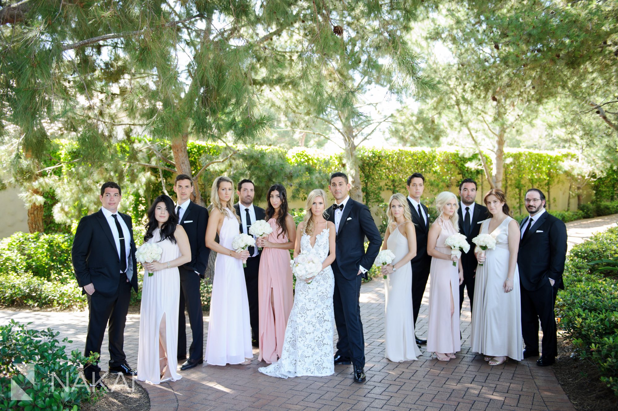 california destination wedding pelican hill photographer bridal party
