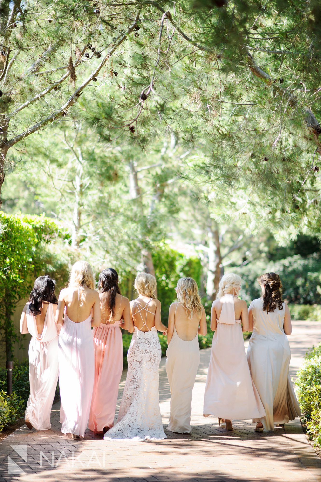 wedding pelican hill picture bridal party