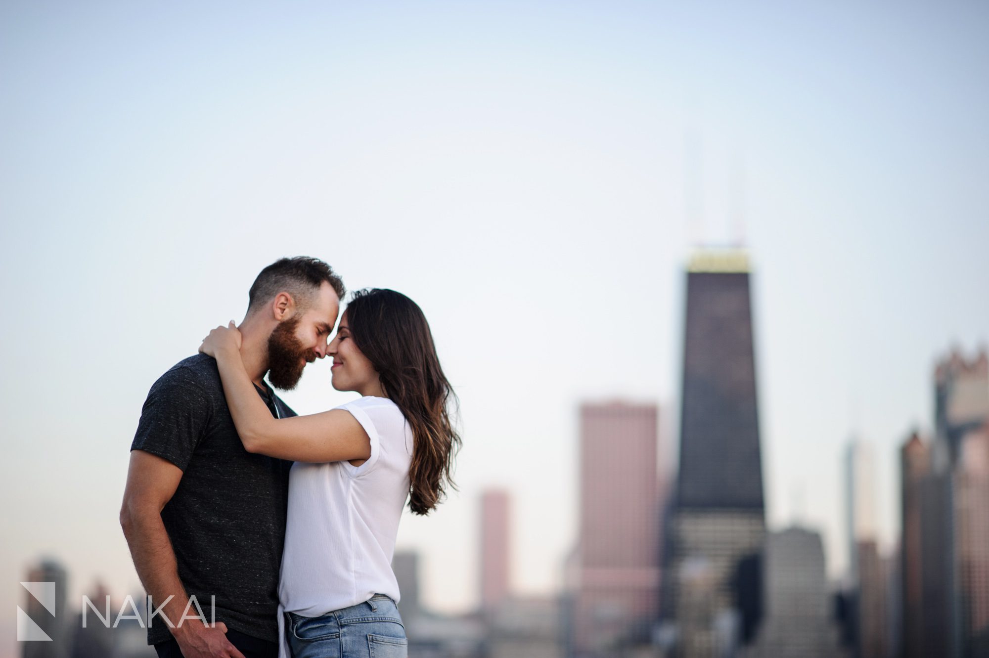 north ave beach engagement photographer chicago