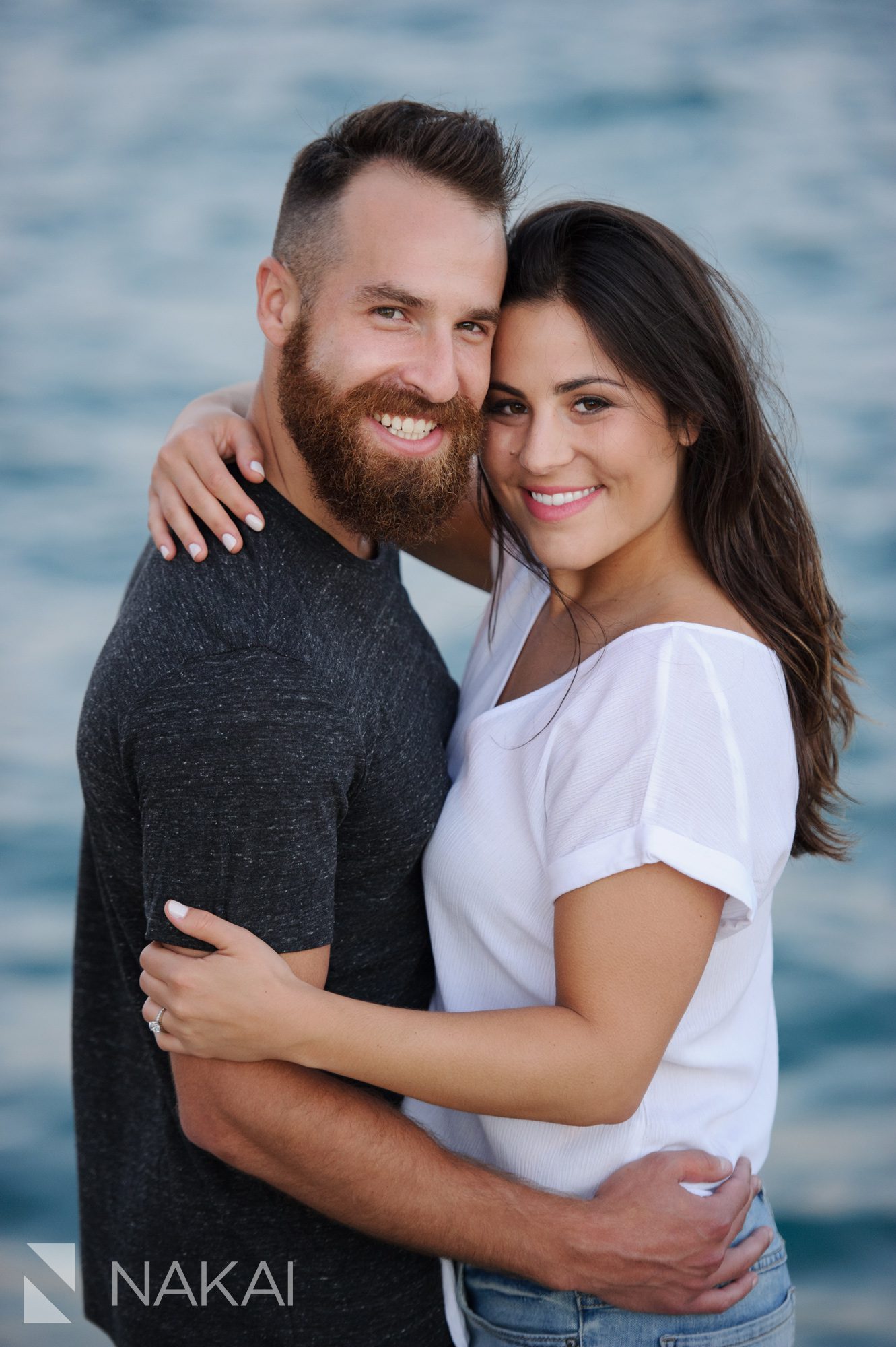 north ave beach engagement photographer chicago