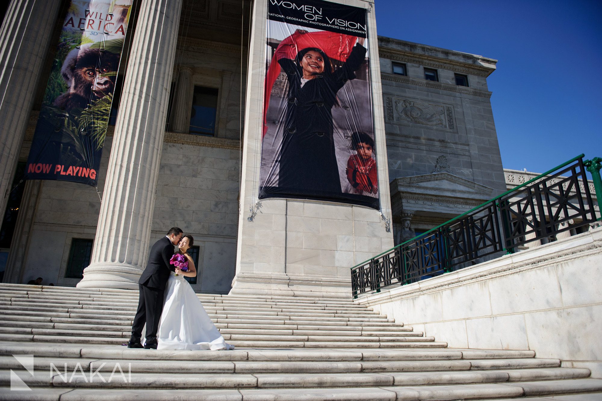 field museum chicago wedding picture