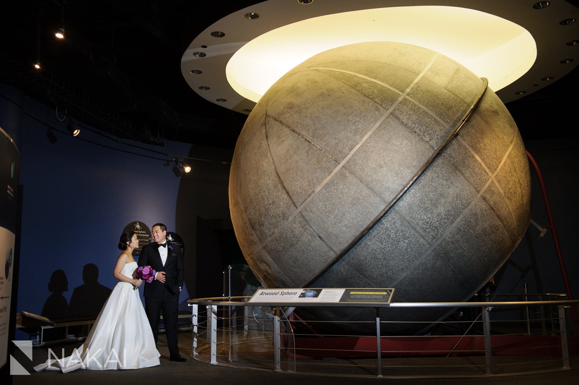 adler planetarium wedding photos