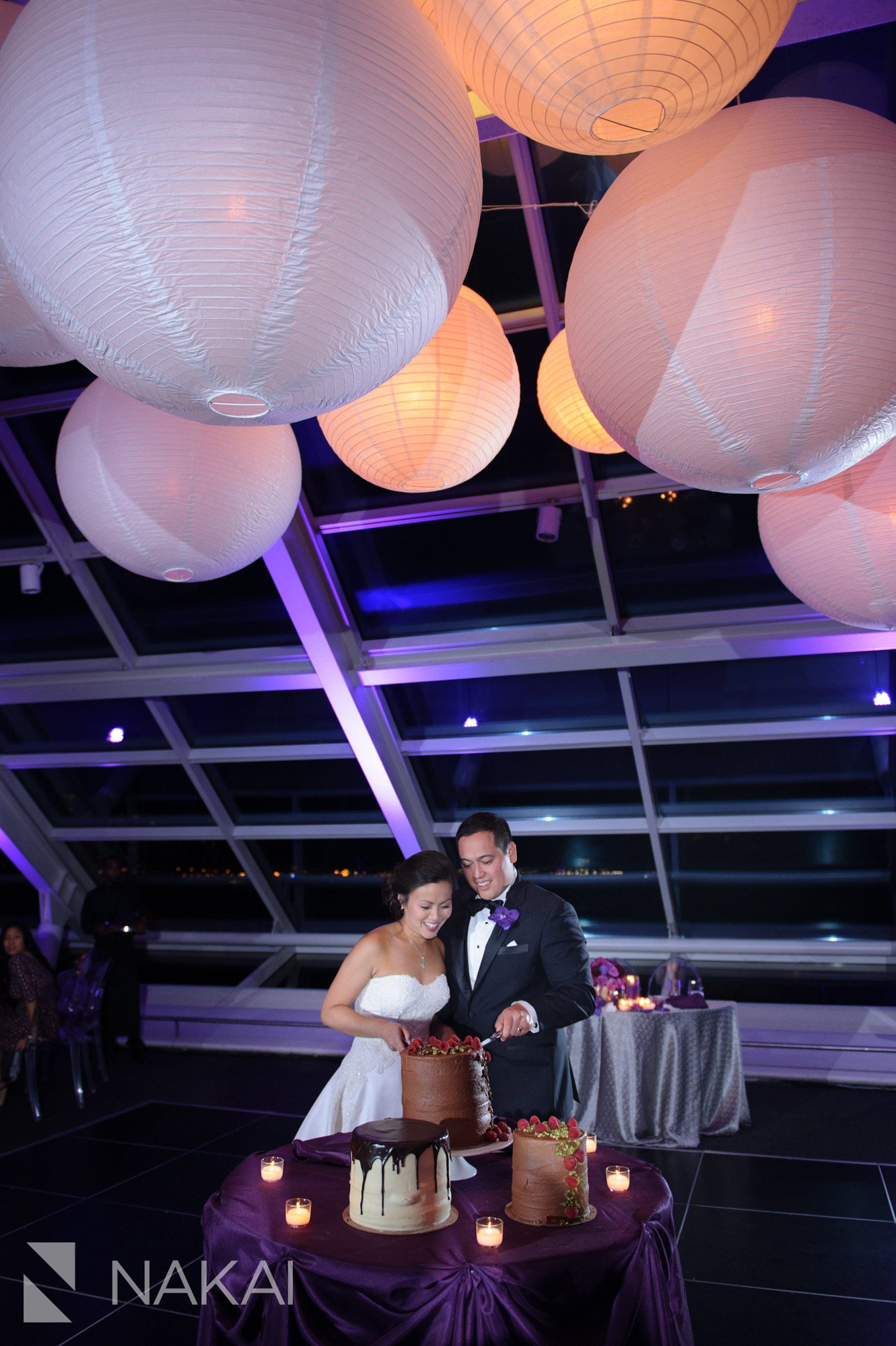 adler planetarium wedding reception photographer revel decor 
