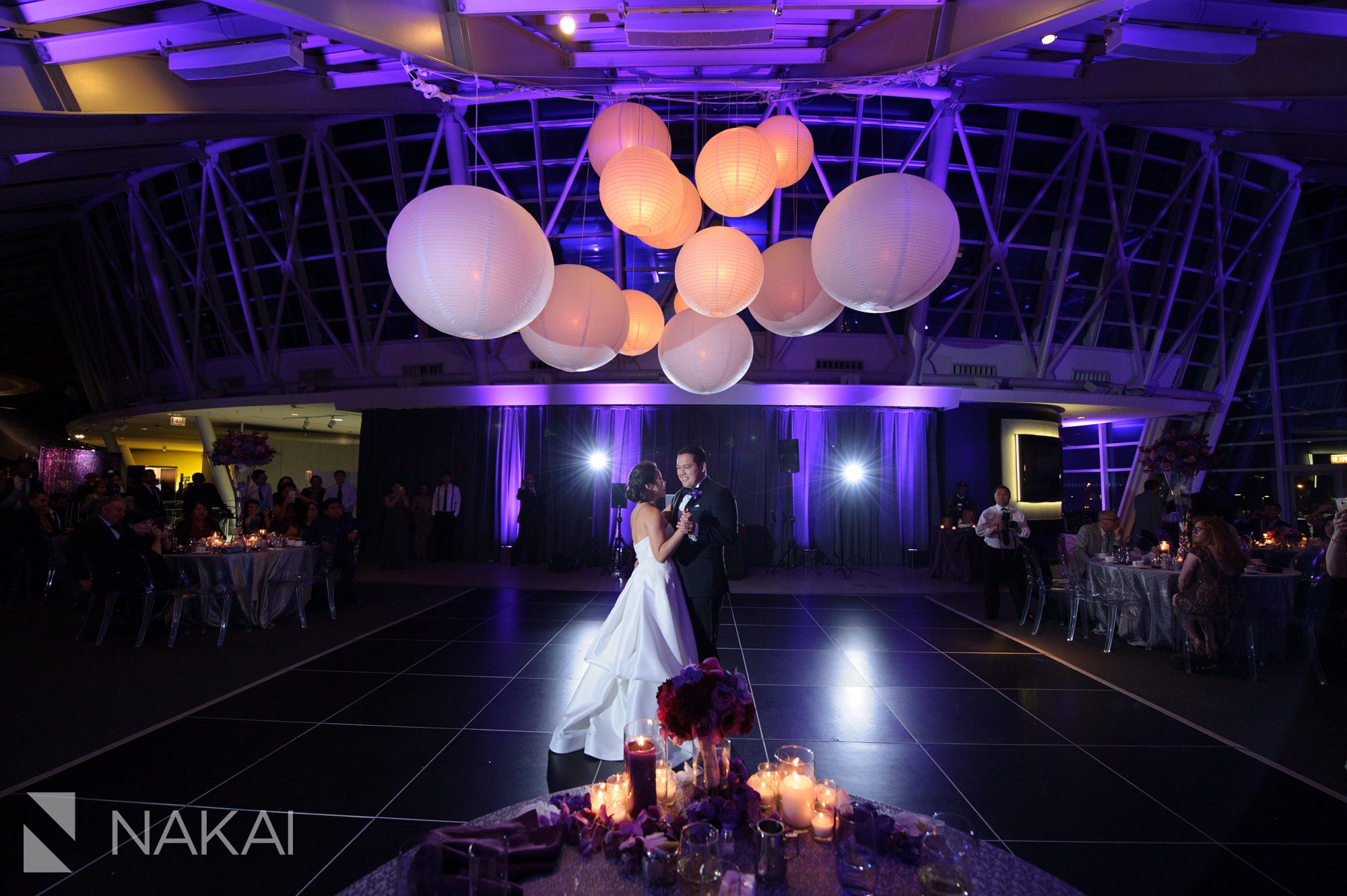 adler planetarium wedding reception pictures revel decor 