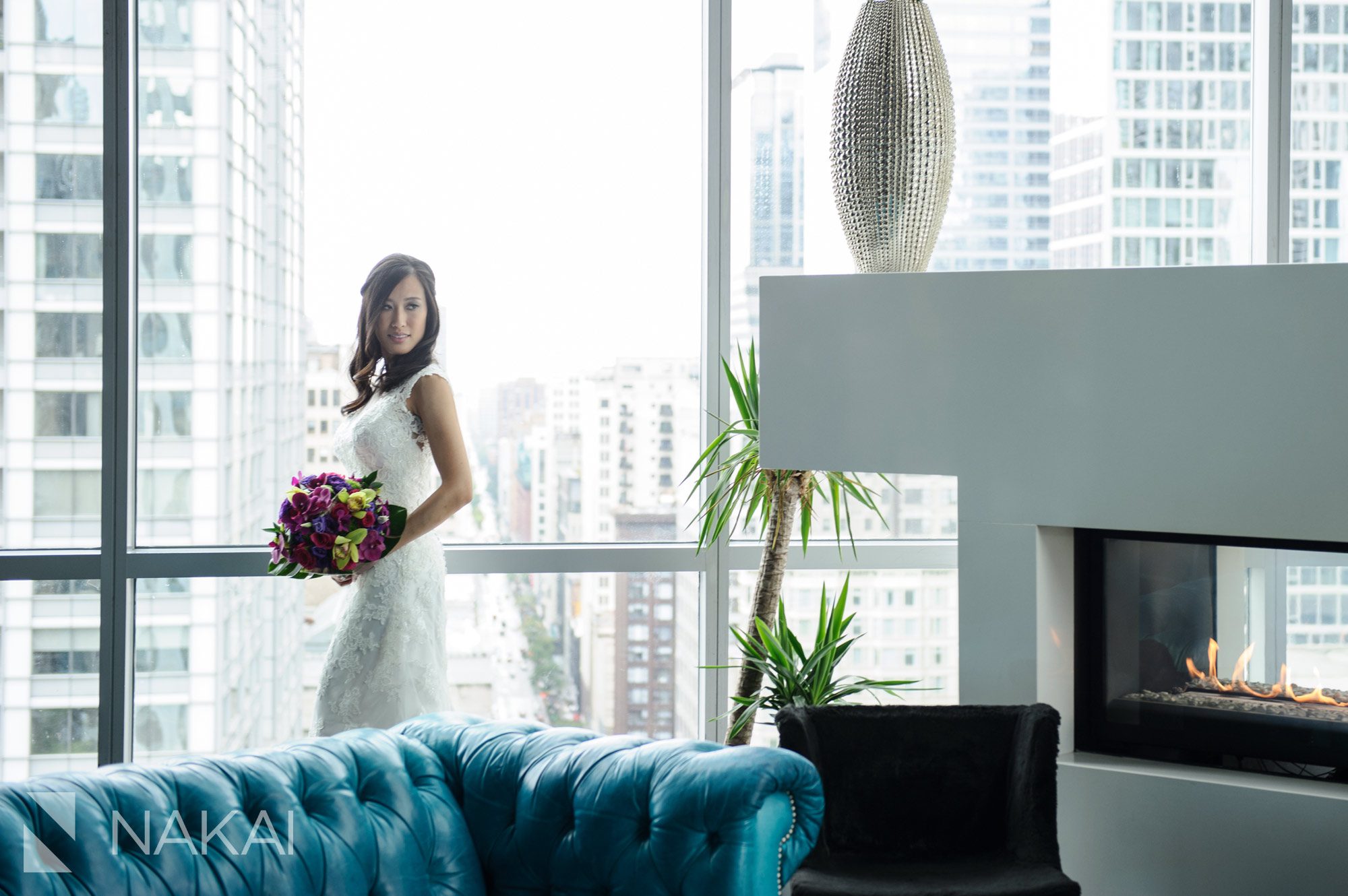 the wit wedding photographer roof bride chicago hotel