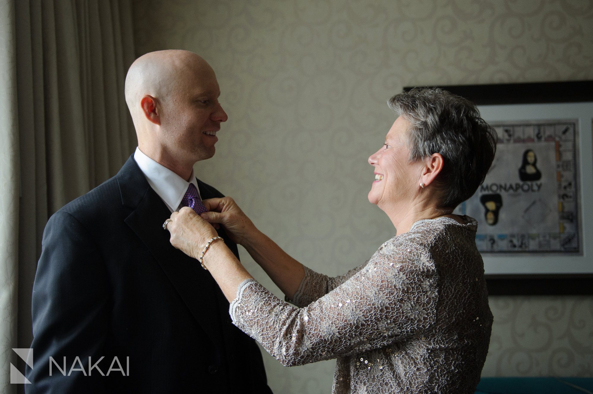 groom wedding getting ready photo the wit hotel chicago