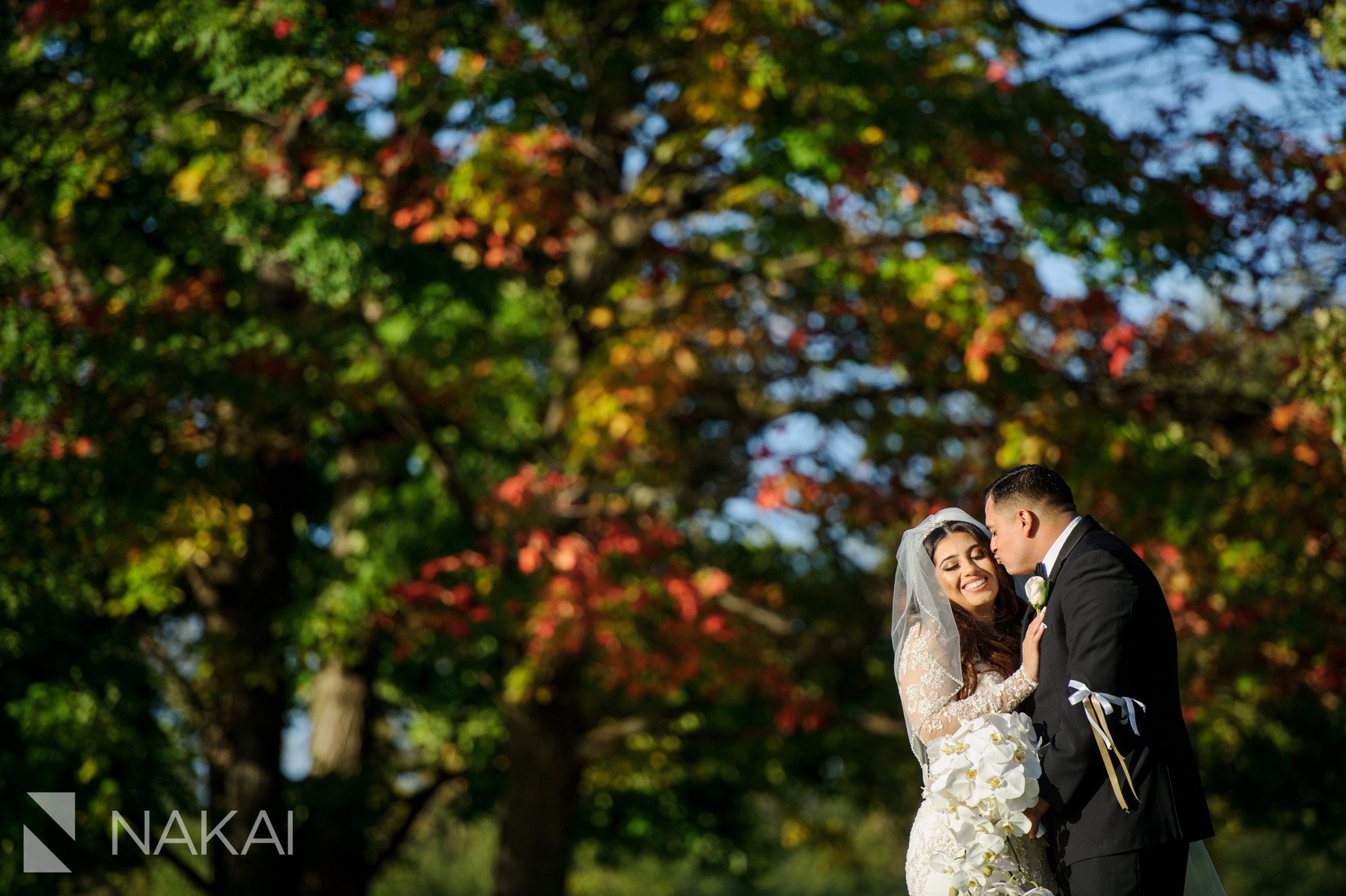 chicago fall colors wedding photographer 