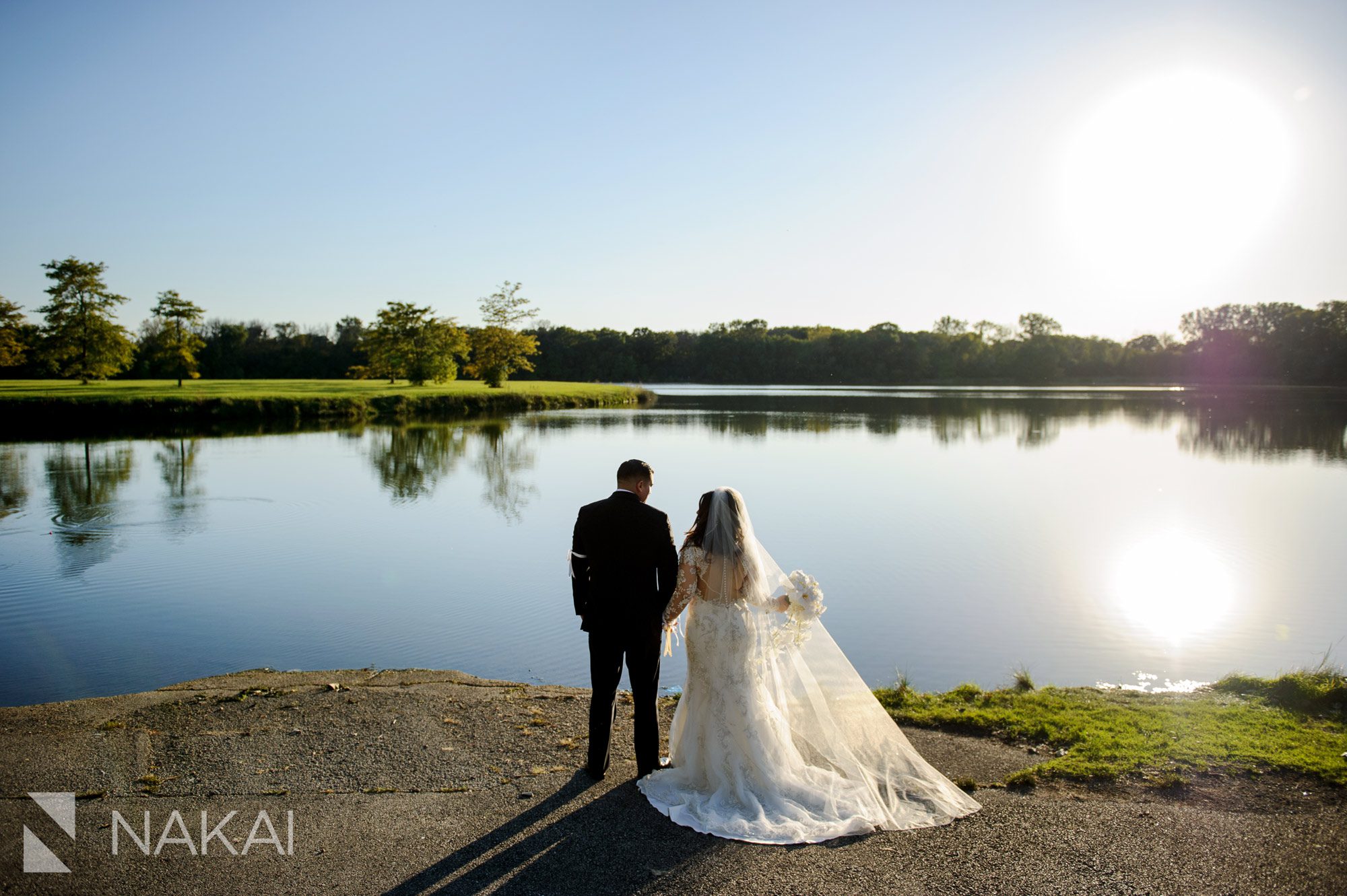 chicago forest preserve wedding photographer fall colors